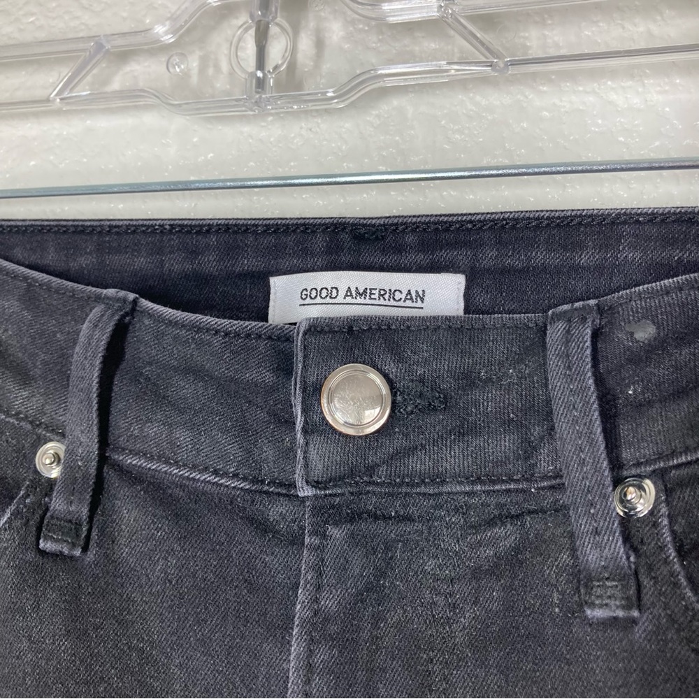Good American Good Legs Black Skinny Jeans 28 - Picture 11 of 16